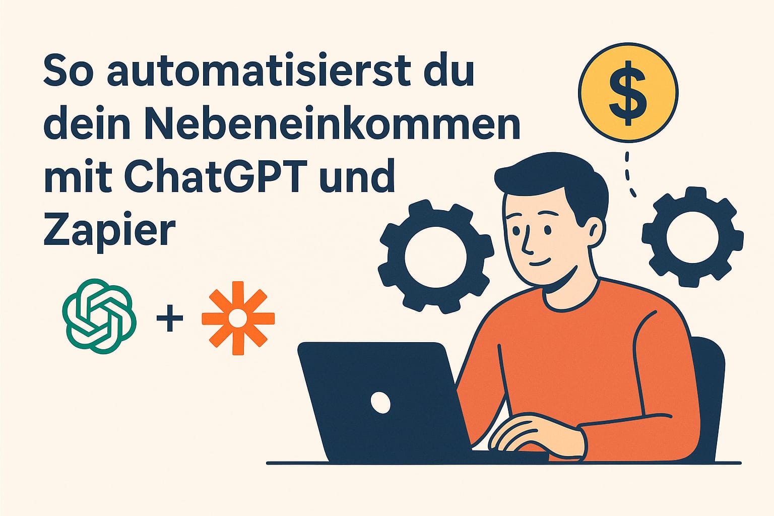 So automatisierst du dein Nebeneinkommen mit ChatGPT & Zapier