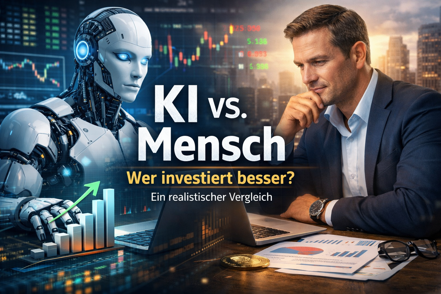KI vs. Mensch: Wer investiert besser? Ein realistischer Vergleich