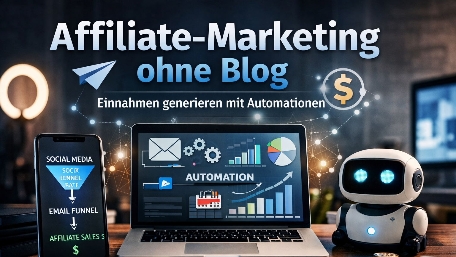 Affiliate-Marketing ohne Blog: So generierst du Einnahmen allein mit Automationen