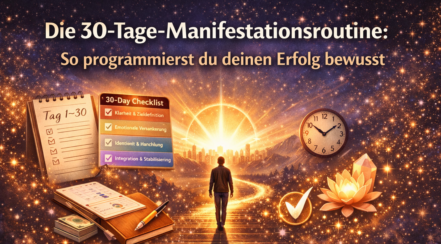 Die 30-Tage-Manifestationsroutine: So programmierst du deinen Erfolg bewusst