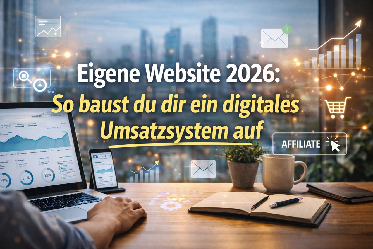 Eigene Website 2026: So baust du dir ein digitales Umsatzsystem auf – Der umfassende Leitfaden für nachhaltigen Online-Erfolg