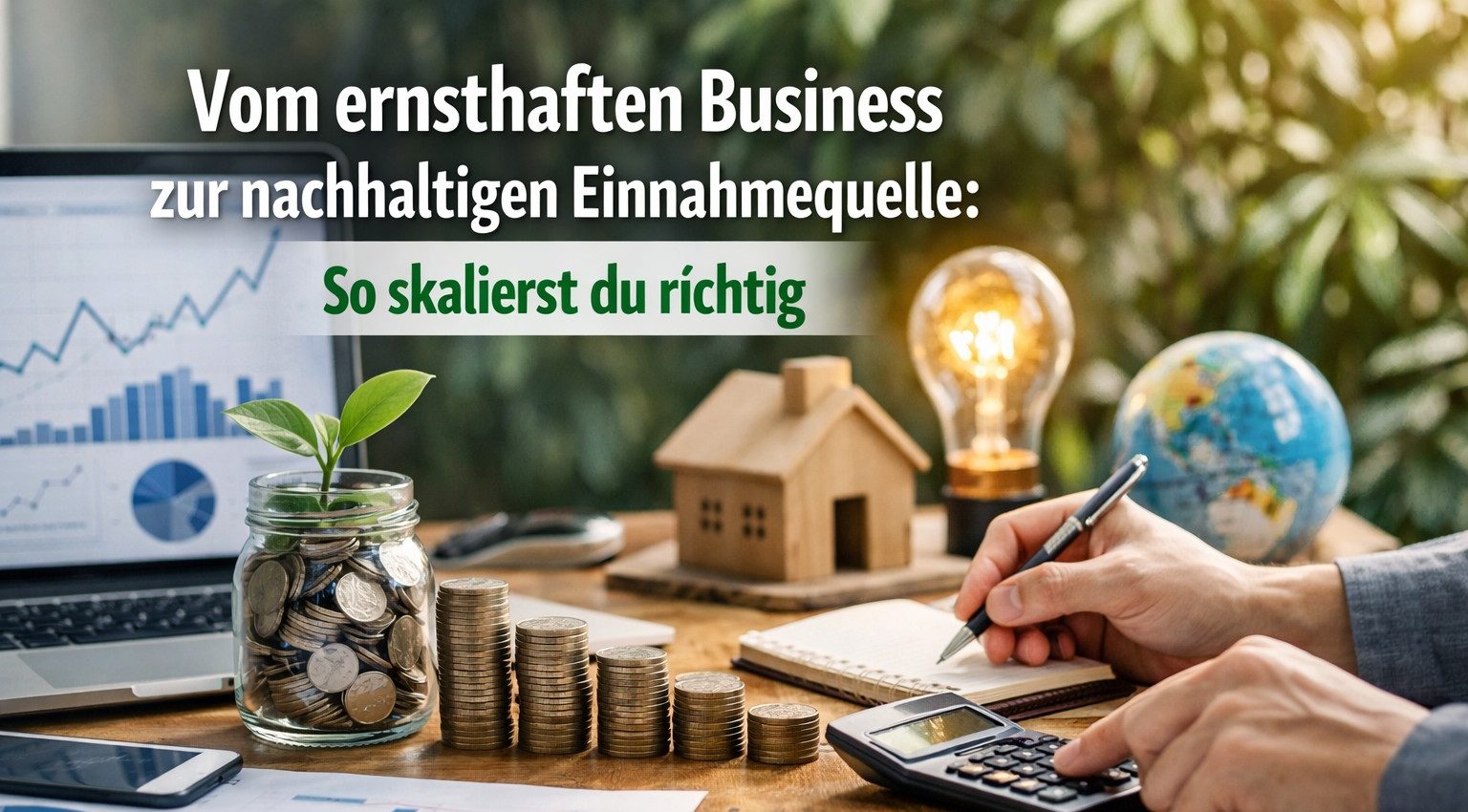 Vom ernsthaften Business zur nachhaltigen Einnahmequelle: So skalierst du richtig