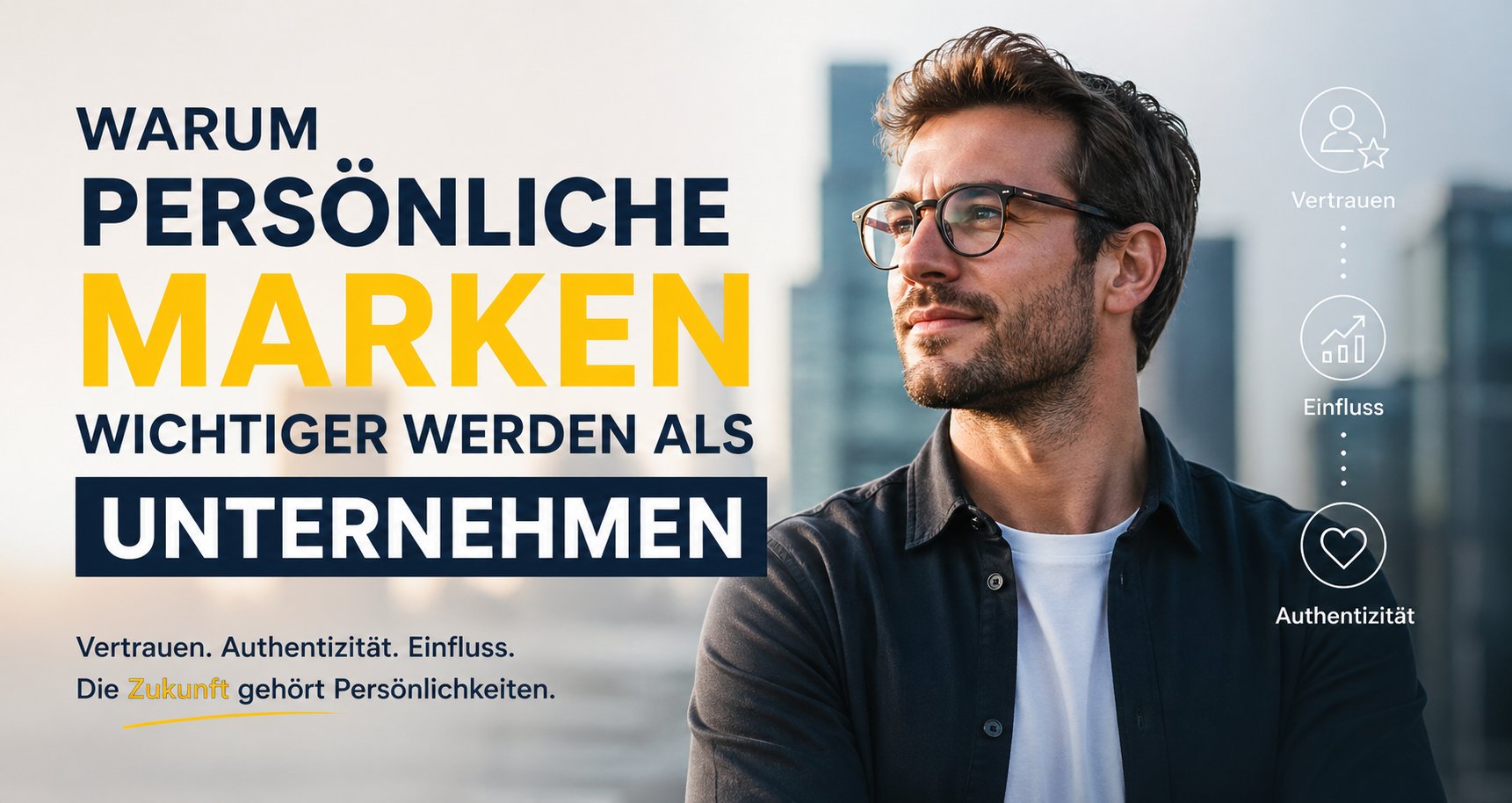 Warum persönliche Marken wichtiger werden als Unternehmen