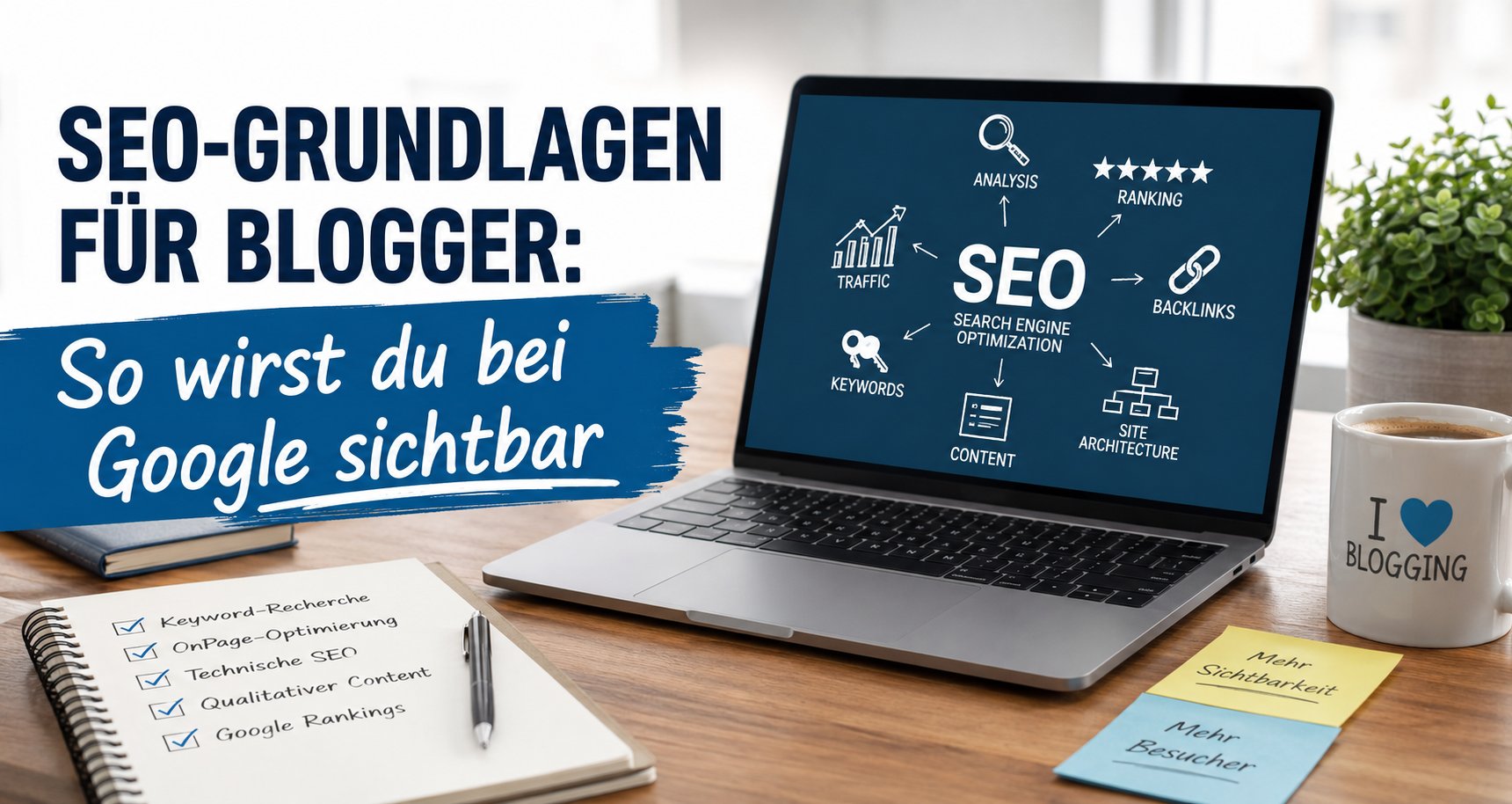 SEO-Grundlagen für Blogger: So wirst du bei Google sichtbar