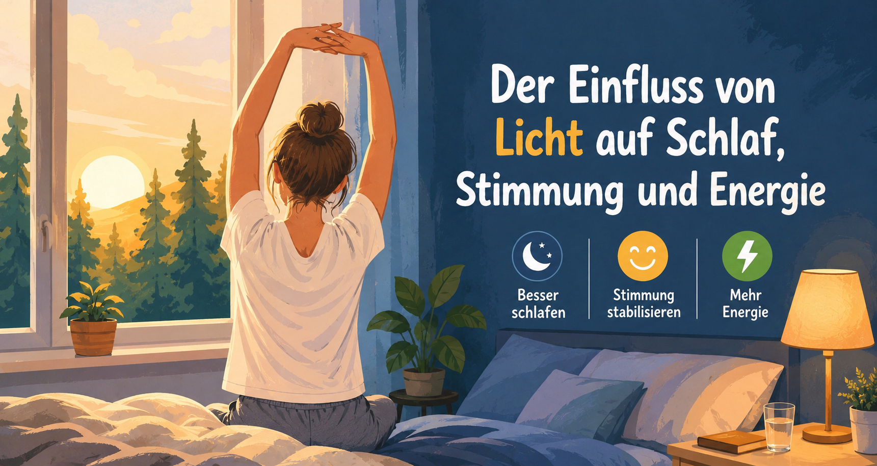 Der Einfluss von Licht auf Schlaf, Stimmung und Energie
