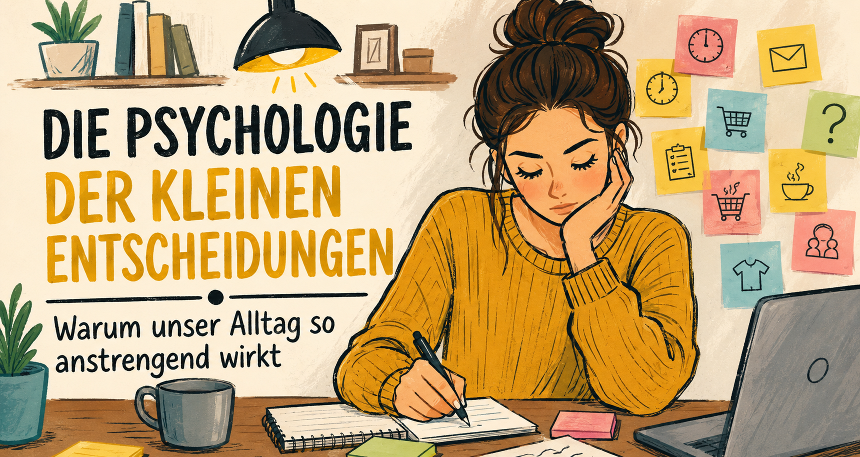 Die Psychologie der kleinen Entscheidungen – Warum unser Alltag so anstrengend wirkt