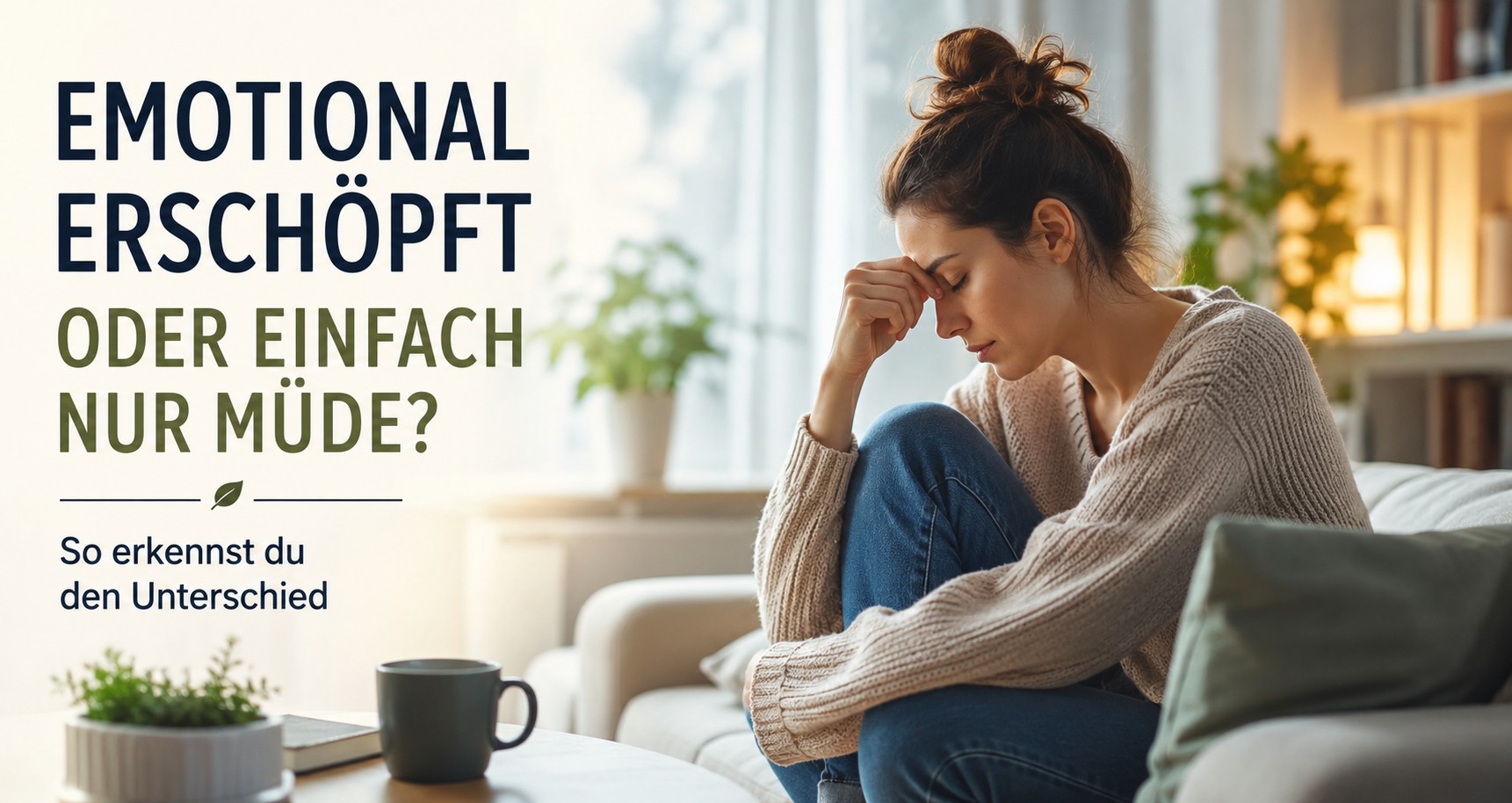 Emotional erschöpft oder einfach nur müde? – So erkennst du den Unterschied